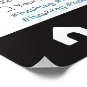 パーソナライズされたインスタグラム写真小道具セルフィーフレーム ポスター (角)