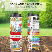 パーソナライズされたインスパイアカラフル先生 タンブラー