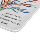 パーソナライズされたインスパイア引用文 カッティングボード (角)