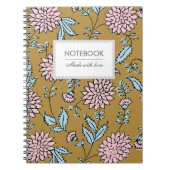 パーソナライズされたインスパイア活版 ノートブック (正面)