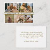 パーソナライズされたイースターの喜び:カスタム写真&テキスト ノートカード (正面/裏面)