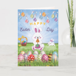 パーソナライズされたイースターの日の休日に友だちへ シーズンカード