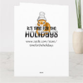 パーソナライズされたイースターバニー+カラーリングページキッド カード (裏面)