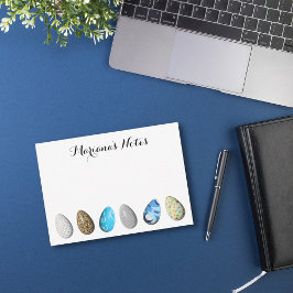 パーソナライズされたイースター3Dカラフルな卵ミニマリスト ノートカード