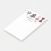 パーソナライズされたウェディングシャワーの好意Itノートの投稿 ポストイット (アングル)