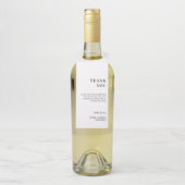 パーソナライズされたウェディング フェア パーティー ホステス ギフト ボトルネックタグ (ボトル)