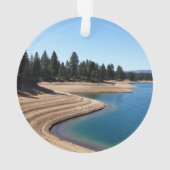 パーソナライズされたウォータースポーツ スピードボートの写真 オーナメント (裏面)