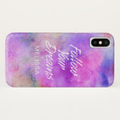 パーソナライズされたウォーター後を追カラーユー夢OtterBo Case-Mate iPhoneケース (裏面(横))