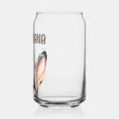 パーソナライズされたウサギ耳かわいい復活祭バニー ガラス缶 (左)