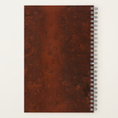 パーソナライズされたエレガントなクラシック オールドブック ノートブック (裏面)