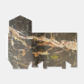 パーソナライズされたエレガントな大理石 フェイバーボックス (折り畳みなし)