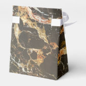 パーソナライズされたエレガントな大理石 フェイバーボックス (裏面サイド)