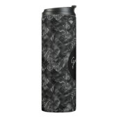 パーソナライズされたエレガントな女子旅用偽のグリッター・ホイル タンブラー (回転左)