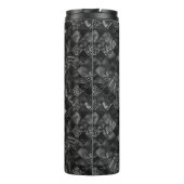 パーソナライズされたエレガントな女子旅用偽のグリッター・ホイル タンブラー (裏面)