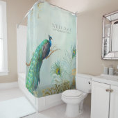 パーソナライズされたエレガントクピアザーツリーブランチ シャワーカーテン (インサイチュ)