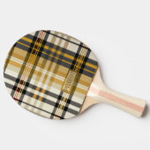 パーソナライズされたエレガントクラシックタン・トープ 卓球ラケット (横)