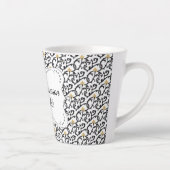 パーソナライズされたエレガントクリスマス カフェラテマグ (右)