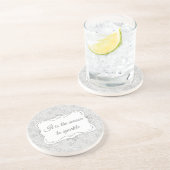 パーソナライズされたエレガントクリスマス コースター (側面)