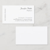 パーソナライズされたエレガントモダンプロフェッショナルテンプレート 名刺 (正面/裏面)