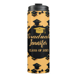 パーソナライズされたエレガントモダン卒業 タンブラー