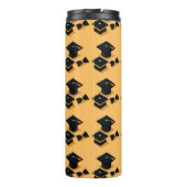 パーソナライズされたエレガントモダン卒業 タンブラー (裏面)