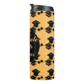 パーソナライズされたエレガントモダン卒業 タンブラー (回転右)