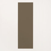 パーソナライズされたエレガント抽象芸術ラインアートトゥーペブラウン ヨガマット (裏面)