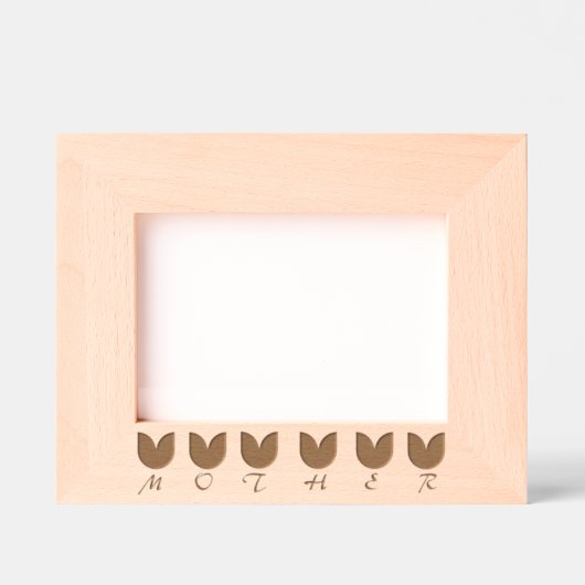 パーソナライズされたエレガント春 レーザー彫刻フレーム (正面)