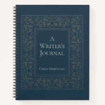 パーソナライズされたエレガント書作家用ノート