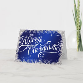 パーソナライズされたエレガント王室のクリスマス シーズンカード