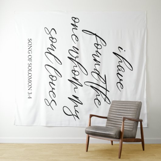 パーソナライズされたエレガント結婚の背景 タペストリー (インサイチュ(横))