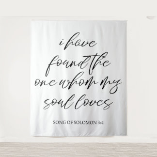 パーソナライズされたエレガント結婚の背景 タペストリー