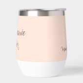 パーソナライズされたエレガント結婚メイド・オブ・オーナー（花嫁付き添い人） (左面)