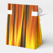 パーソナライズされたエレガント金ゴールド50結婚周年 フェイバーボックス (裏面サイド)