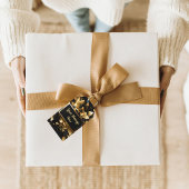 パーソナライズされたエレガント金ゴールド ギフトタグ