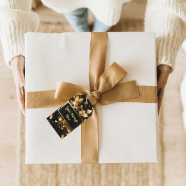 パーソナライズされたエレガント金ゴールド ギフトタグ