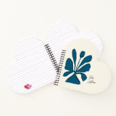 パーソナライズされたエレガント開花 ノートブック (内部)