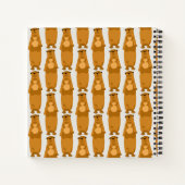 パーソナライズされたオッター ノートブック (裏面)