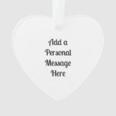 パーソナライズされたオレンジキャットとポインセチア・クリスマス オーナメント (裏面)