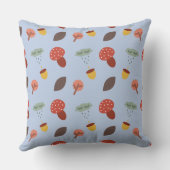 パーソナライズされたオータムスロー枕 クッション (裏面)