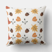 パーソナライズされたオータムスロー枕 クッション (裏面)