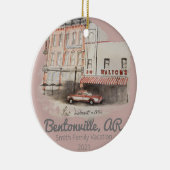 パーソナライズされたオーナメントウォルマート水彩画 セラミックオーナメント (右)