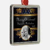 パーソナライズされたオーナメントブカスタムルーグリッターセクイン メタルオーナメント (右)