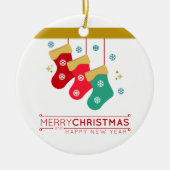 パーソナライズされたオーナメント収集 セラミックオーナメント (正面)