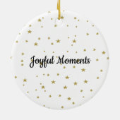 パーソナライズされたオーナメント収集 セラミックオーナメント (裏面)