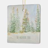 パーソナライズされたオーナメント セラミックオーナメント (左)