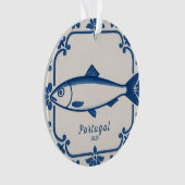パーソナライズされたオーナメント – ポルトガルのイワシ オーナメント (正面)