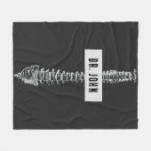 パーソナライズされたカイロプラクターのギフト フリースブランケット (正面(横))