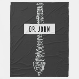 パーソナライズされたカイロプラクターのギフト フリースブランケット