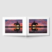 パーソナライズされたカウボーイオンホースお祝いオブ・ライフ ゲストブック (全面)